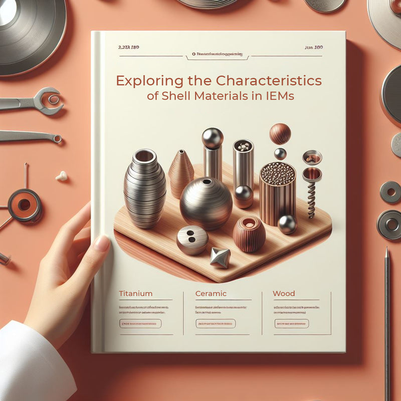 Exploring the Characteristics of Titanium, Stainless Steel, Stabilized Wood, and Ceramic as Shell Materials in IEMs